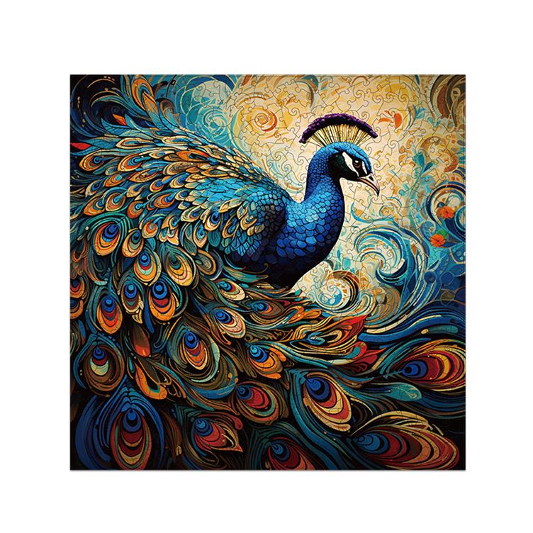 Peacock Wooden Jigsaw Puzzle